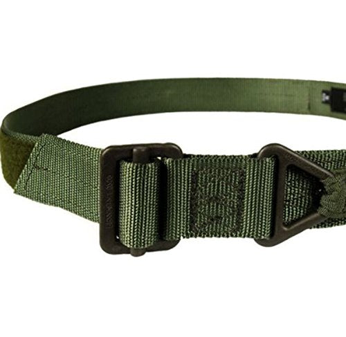 BLACKHAWK! CQB/Rigger's Belt olive drab adapters support secure, quick setup.