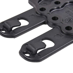 Holster rails and carbon-fiber accessories secured by Serpa Strike Platform