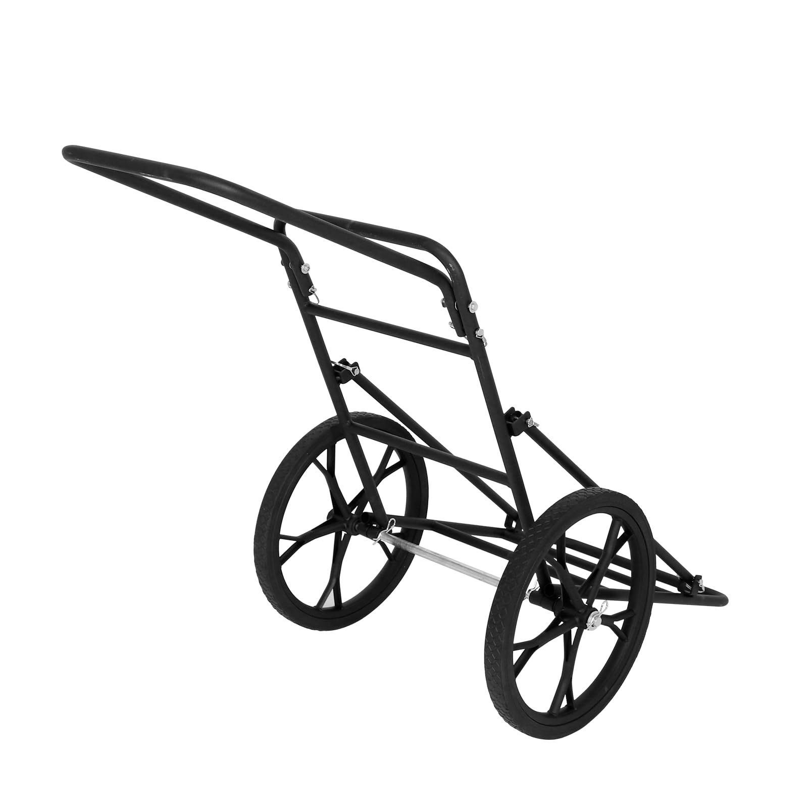 Versatile BLACKHORSE-RACING deer cart hauls game, gear, and firewood with ease.