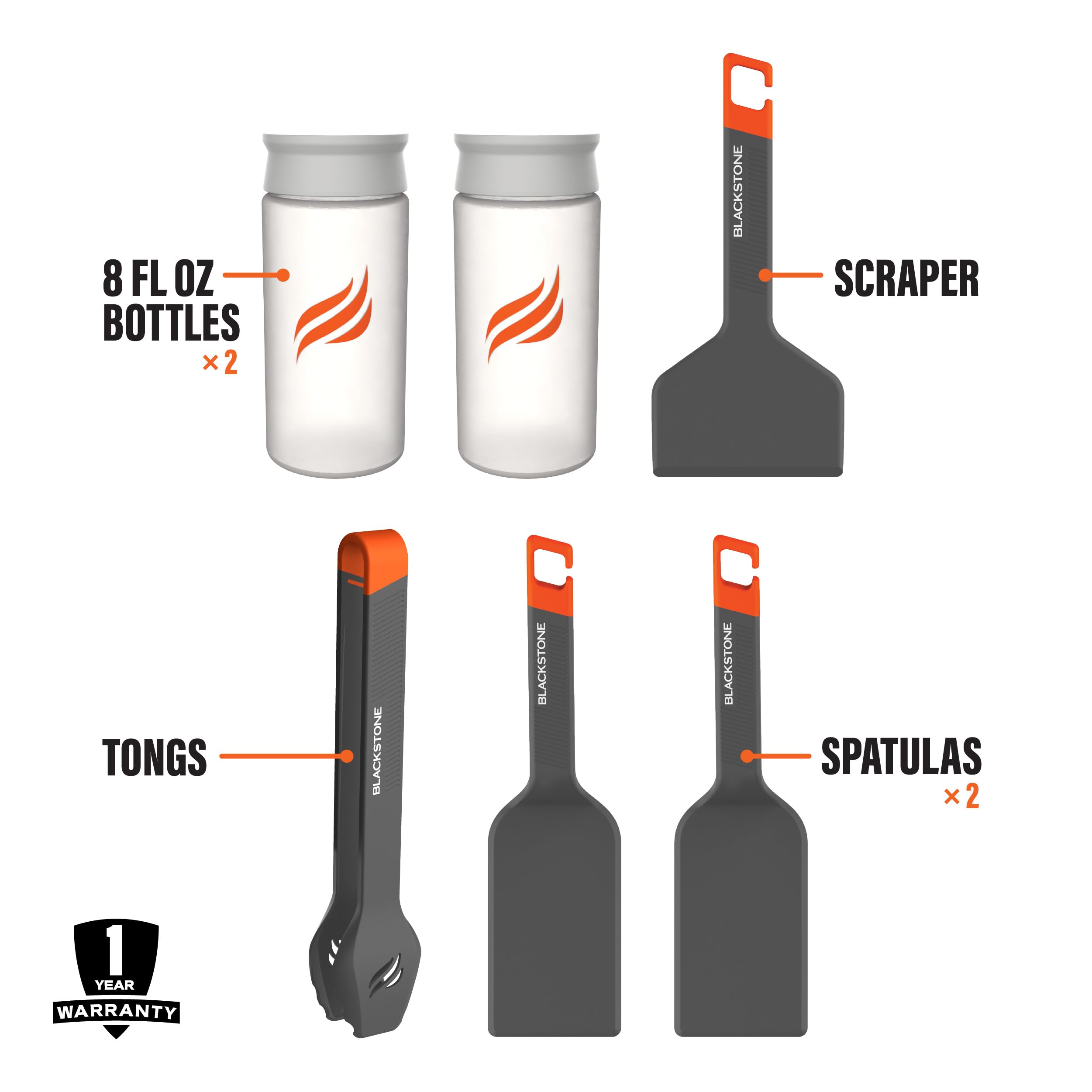 Blackstone 5984 griddle scraper removes cooked-on food