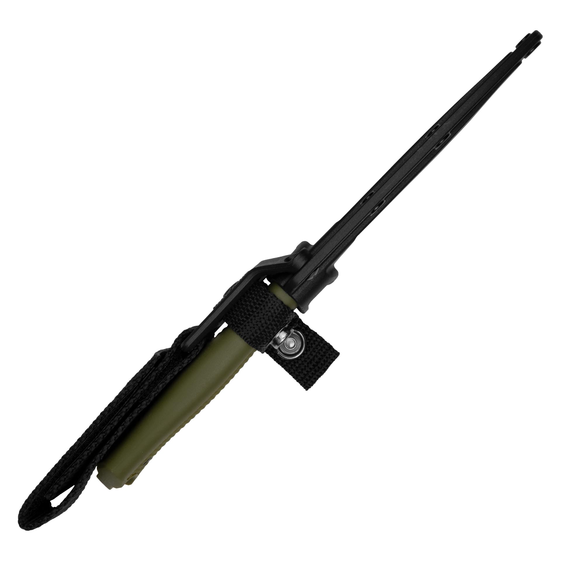 Knife blade length 3.9 inches and overall length 8.65 inches