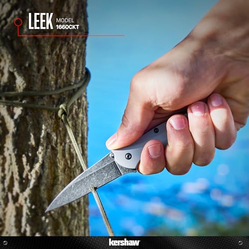 Drop point 3-inch blade made from Sandvik 14C28N steel