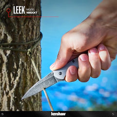 Drop point 3-inch blade made from Sandvik 14C28N steel