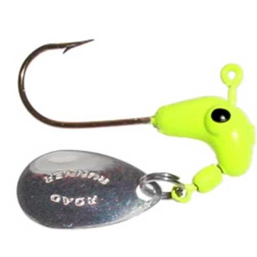 Chartreuse Blakemore Road Runner Bulk Head Hook 1/32 oz five-pack image