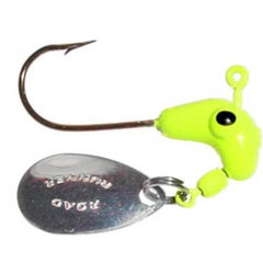 Chartreuse Blakemore Road Runner Bulk Head Hook 1/32 oz five-pack image