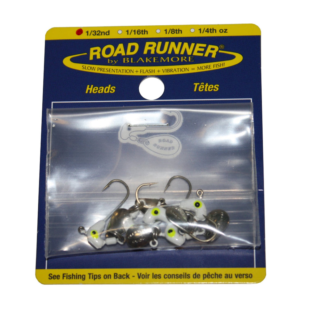 Blakemore Road Runner Bulk Head Hook White 1/8 oz