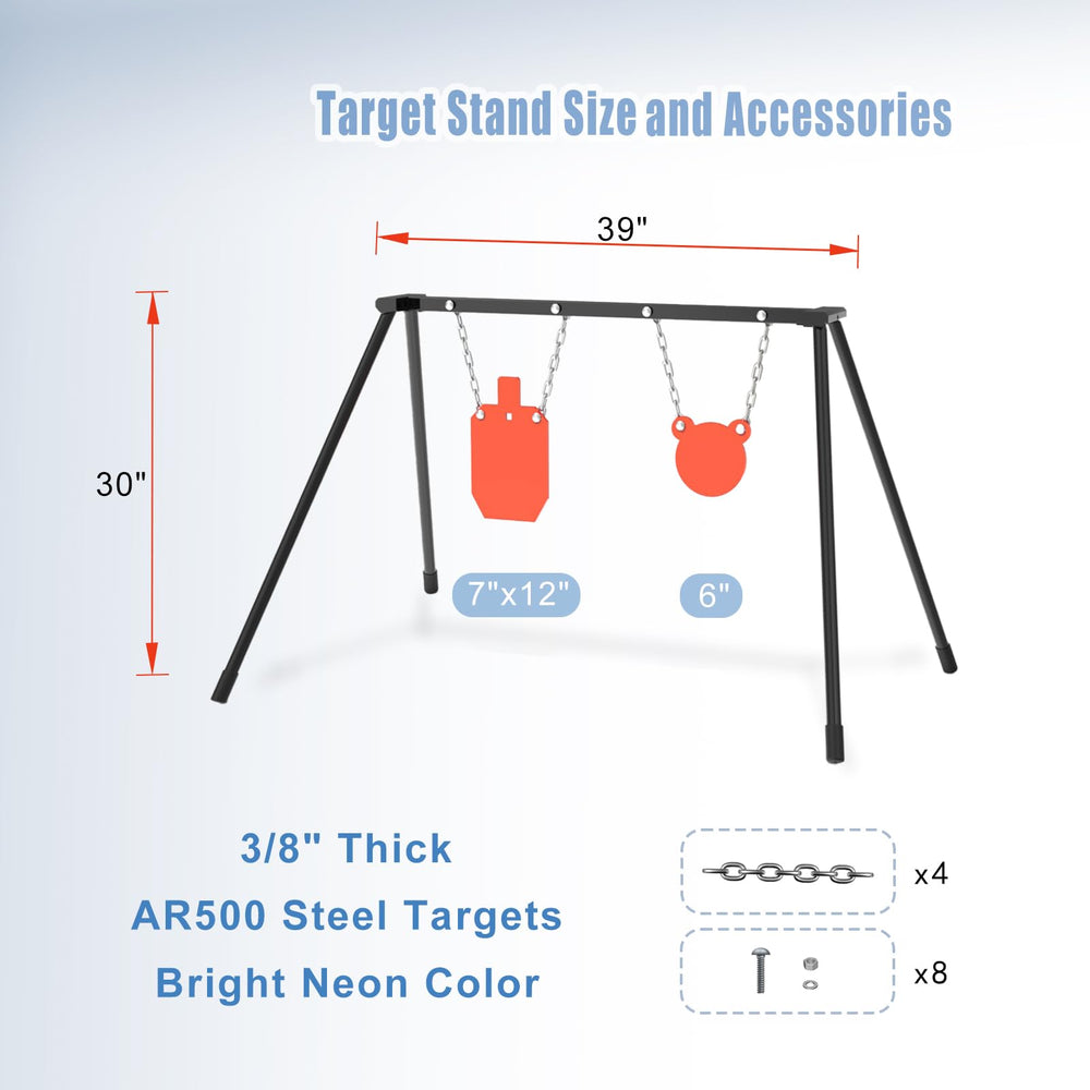 BLANCOHABIL AR500 stand folded for compact storage and travel.