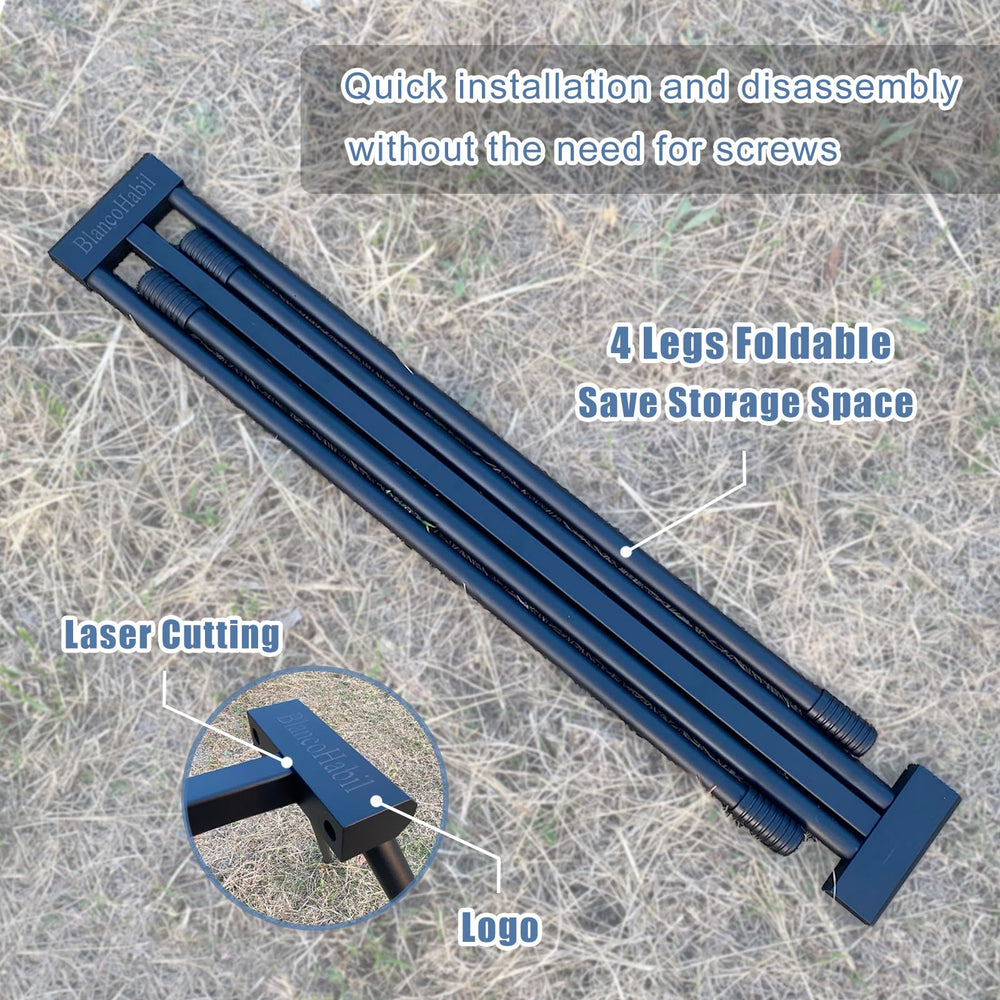 BLANCOHABIL stand bottom rubber feet grip uneven outdoor ground.