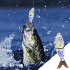 Blank Baits steel ball design close-up illustrating rattle to boost casting and bites
