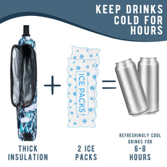 BLantt eight-piece ice packs included keep drinks cold without extra ice