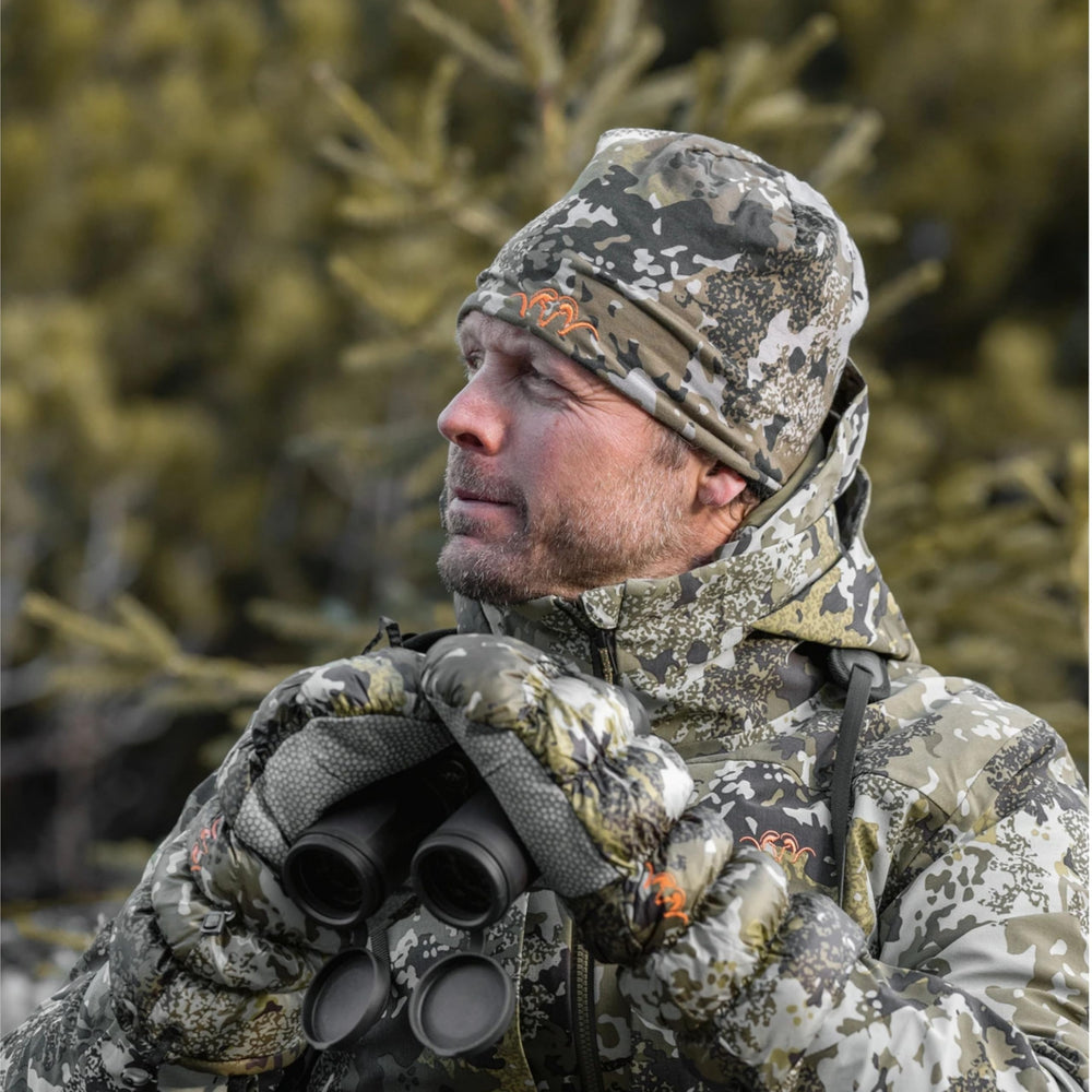Blaser beanie designed to stay dry during high-intensity pursuits.
