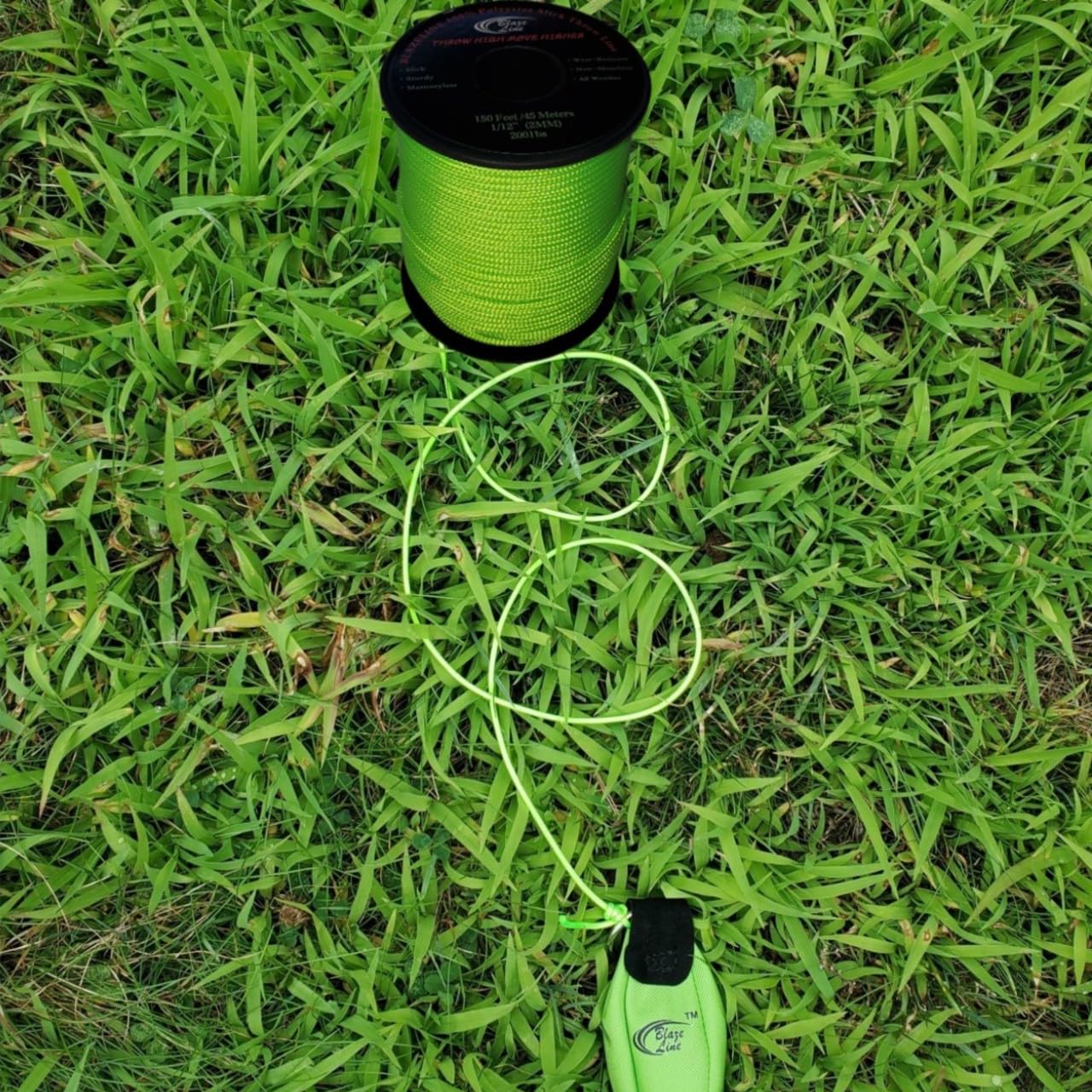 Arborist use with Blaze Line for tree work setups.