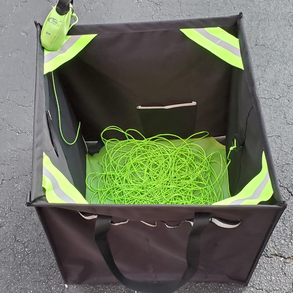 Blaze Line throw ball attached to the line enables simple hoisting.