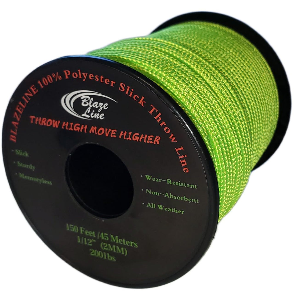 Blaze Line throw line on a compact spool for quick deployment.