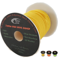 Blaze Line throw line on a compact spool for easy handling and storage.