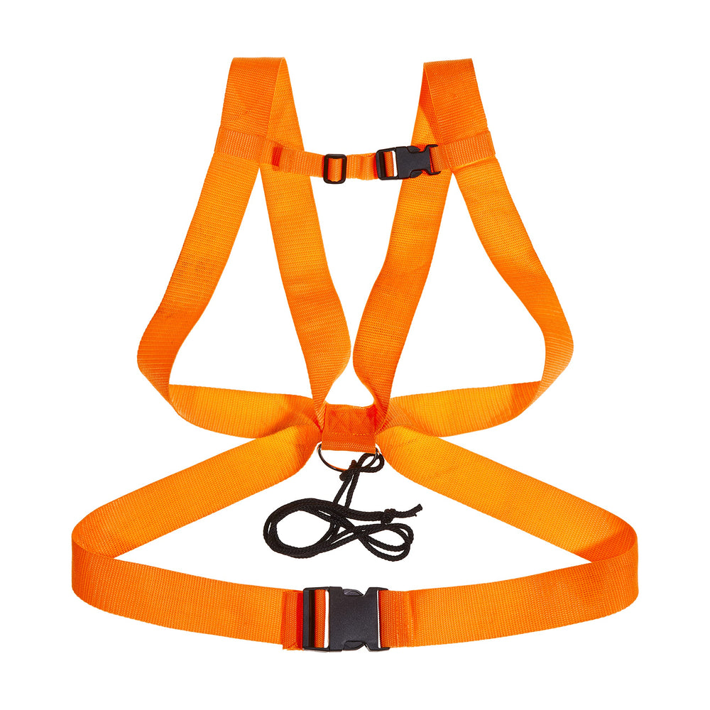 Deer drag with orange safety color in use