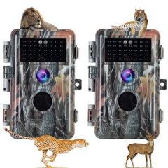 BlazeVideo trail camera front view for rugged outdoor monitoring and wildlife surveillance.