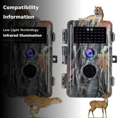 BlazeVideo trail camera IP66 rating close-up emphasizes weatherproof durability for any season.