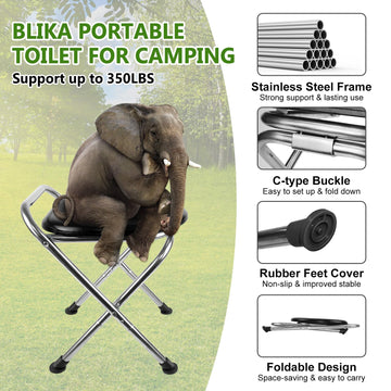 Blika compact folded dimensions save space in gear storage