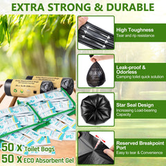 BLIKA heavy-duty 1mil bags demonstrate durability for outdoor waste containment.