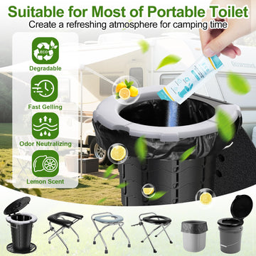 BLIKA universal-fit bags fit 5-gallon buckets and portable toilets