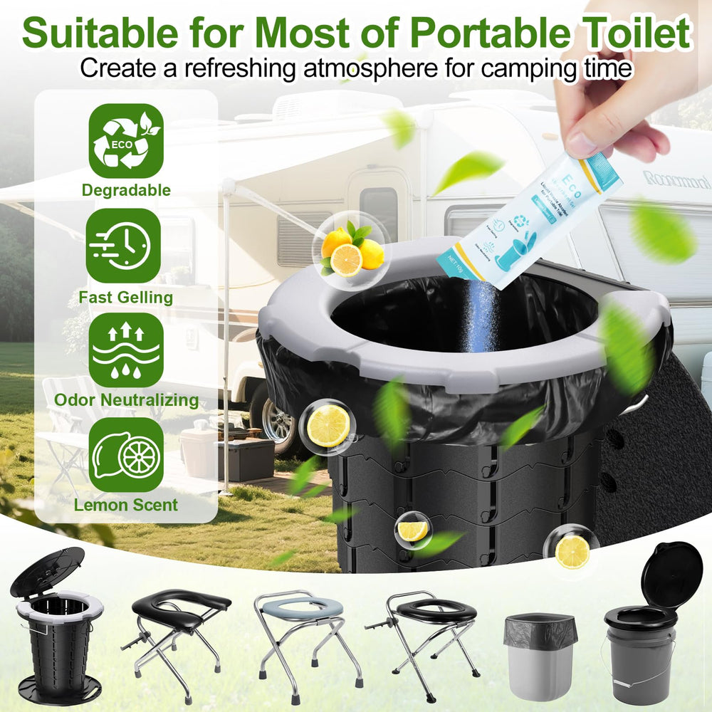 BLIKA universal-fit bags fit 5-gallon buckets and portable toilets