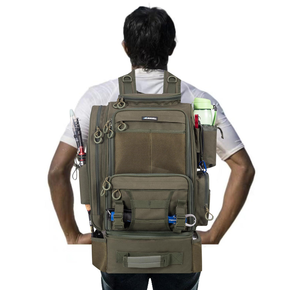 BLISSWILL multi-pocket layout keeps gear organized and easily reachable.