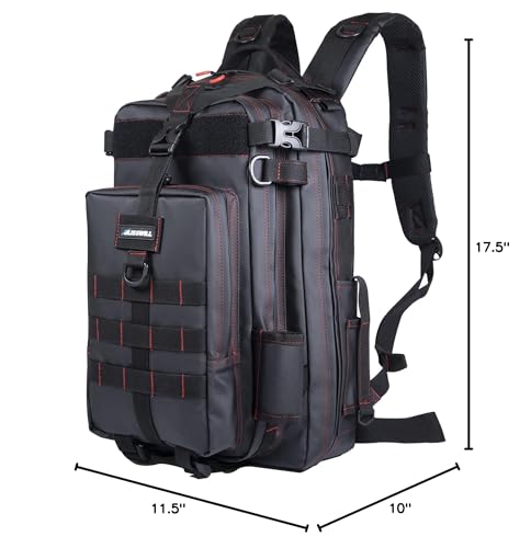 BLISSWILL Fishing Backpack versatility for fishing, hiking and camping