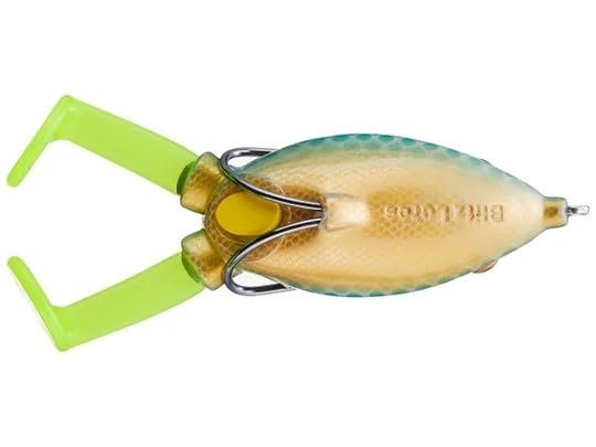 Blitz Lures Buzz Phrog GEN 2 durable hollow body withstands aggressive strikes.