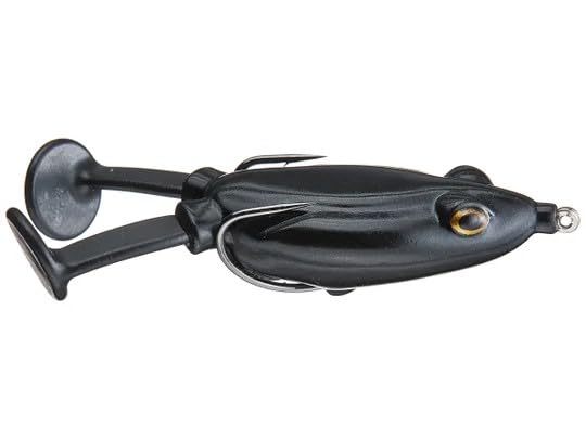 Blitz Lures Buzz Phrog Gen 2 on topwater with buzzing action to attract bass