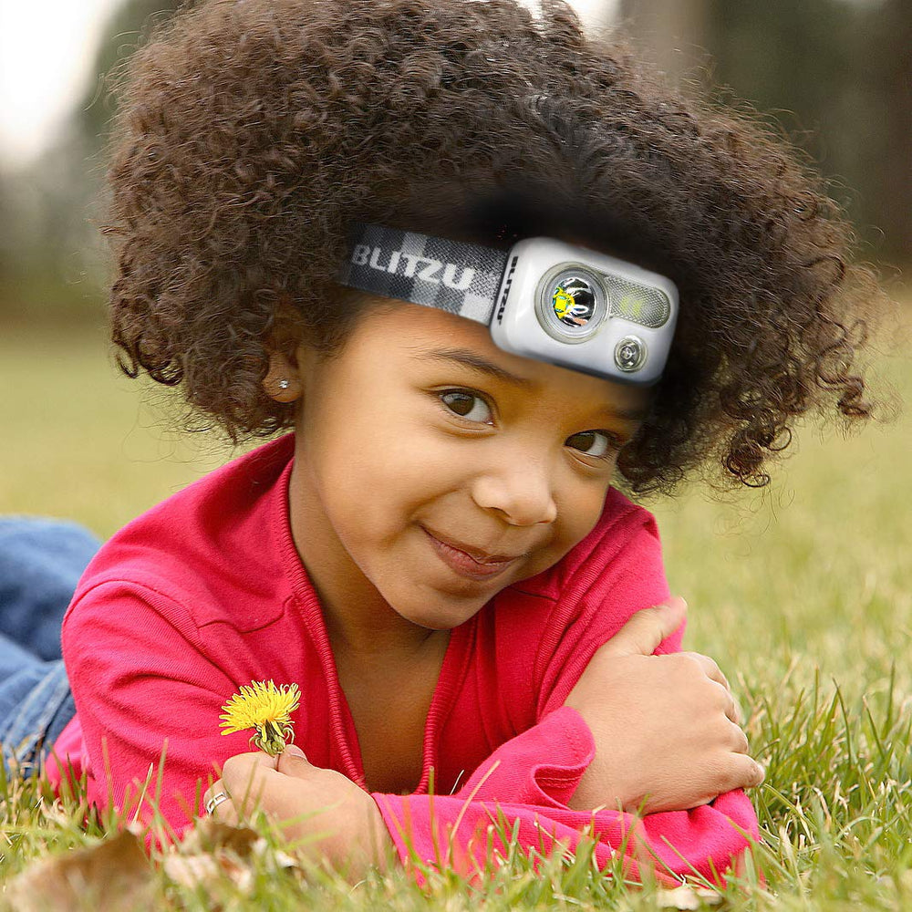 BLITZU headlamp red light mode preserves night vision during camping