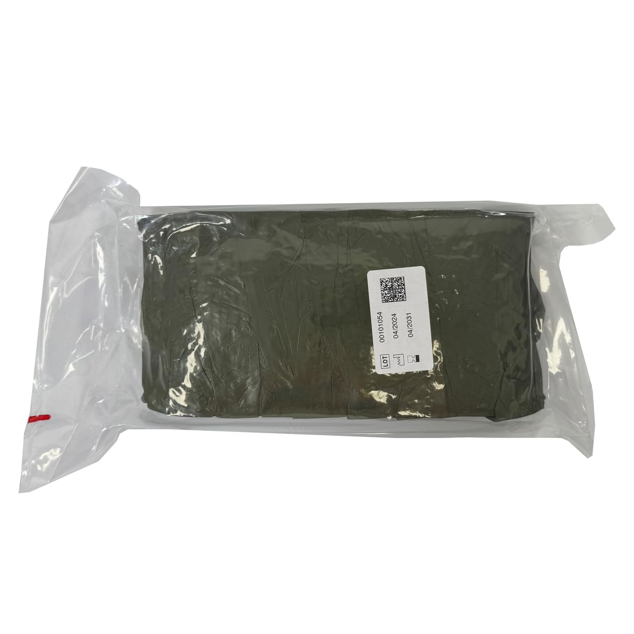 Blizzard Emergency Survival Blanket in use, wrapped around a casualty for warmth.