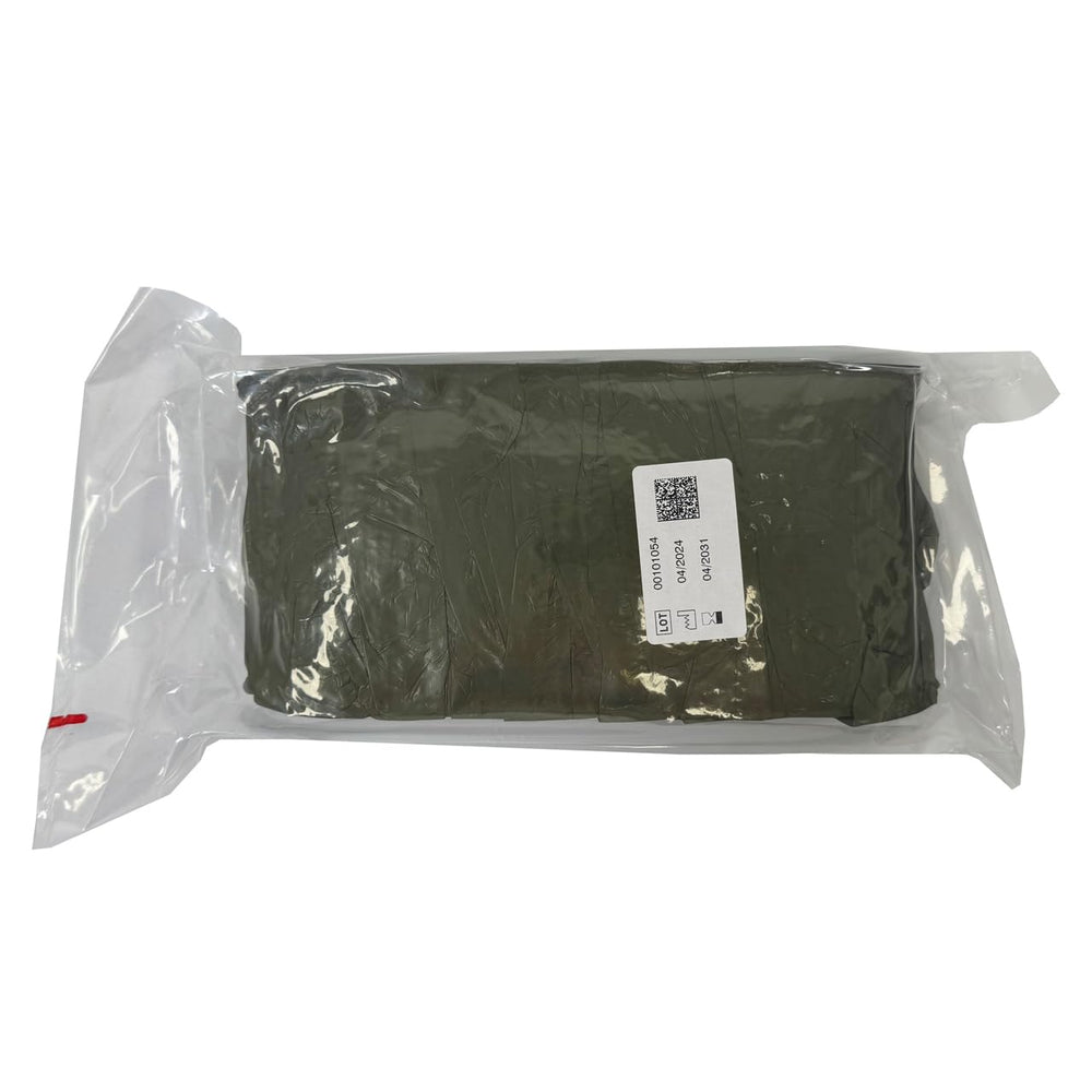 Blizzard Emergency Survival Blanket in use, wrapped around a casualty for warmth.