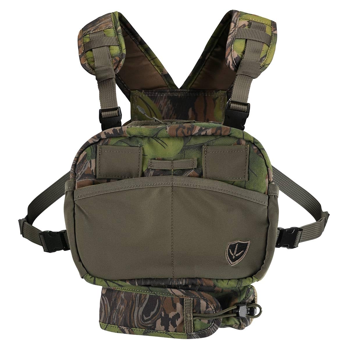 Blocker Outdoors Finisher chest pack top-loader pocket for binocular access during hunts