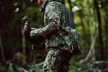 BLOCKER OUTDOORS Finisher Pro II vest in hand showing compact design