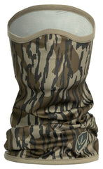 BLOCKER OUTDOORS Lightweight Finisher Face Mask in front view, breathable for long hunts.