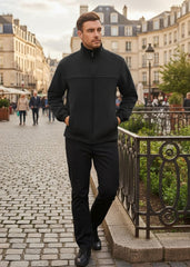 Blokehoway polar fleece jacket with deep zippered pockets keeps essentials secure.