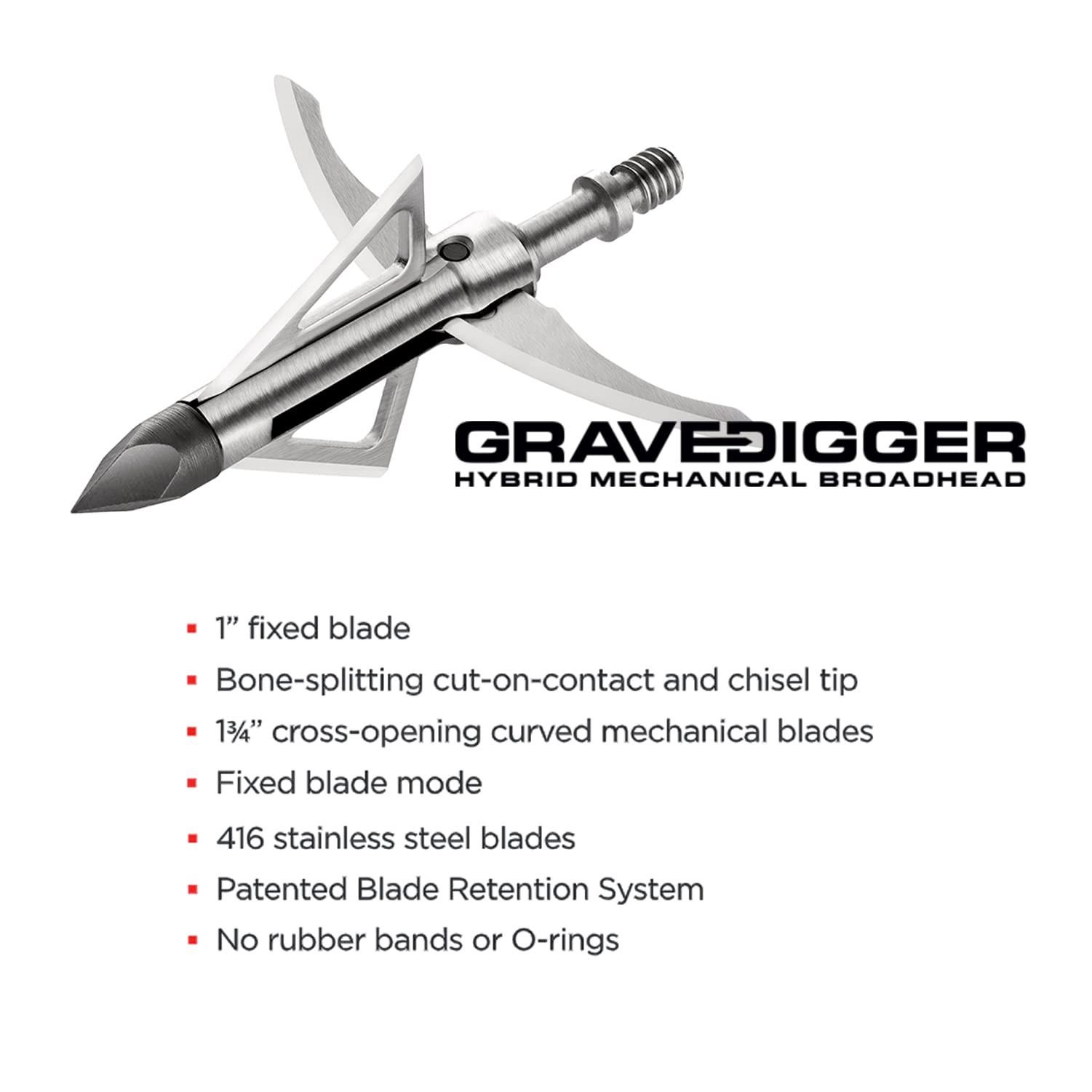 Bloodsport Gravedigger bleeders 05-inch add cutting area for cleaner pass-through