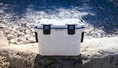 BluBox hard cooler 16qt built with rugged materials for outdoors.