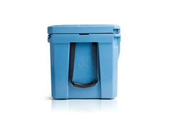 Blue Coolers Cobalt 55-Quart ice retention scene on the beach