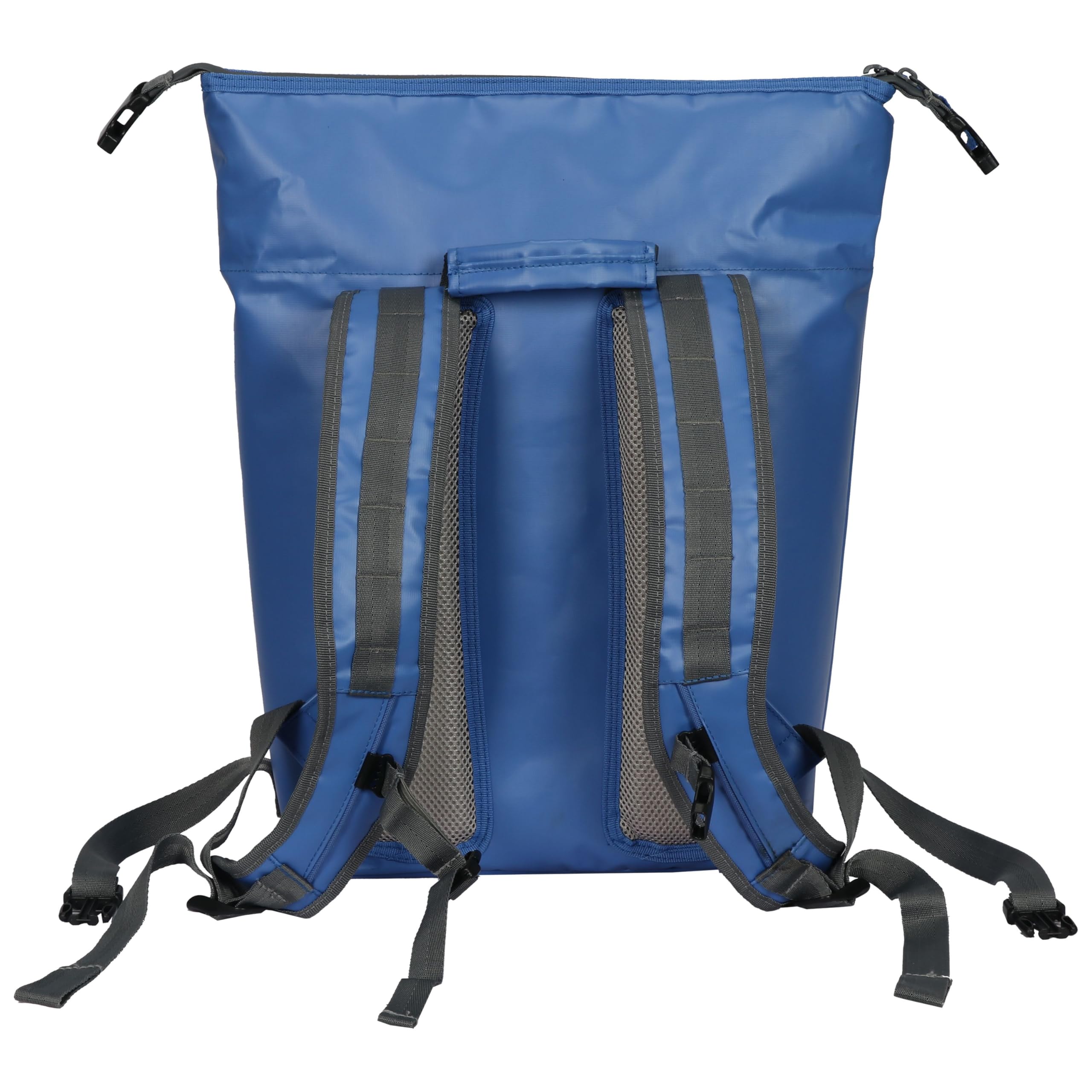 Blue Coolers Cobalt tote open top, reveals insulated interior for keeping drinks cold