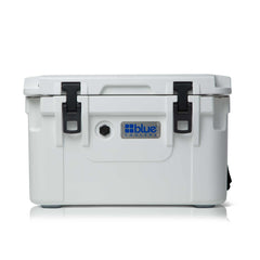Blue Coolers Companion 30-quart Arctic White front view demonstrates compact ice retention for outings