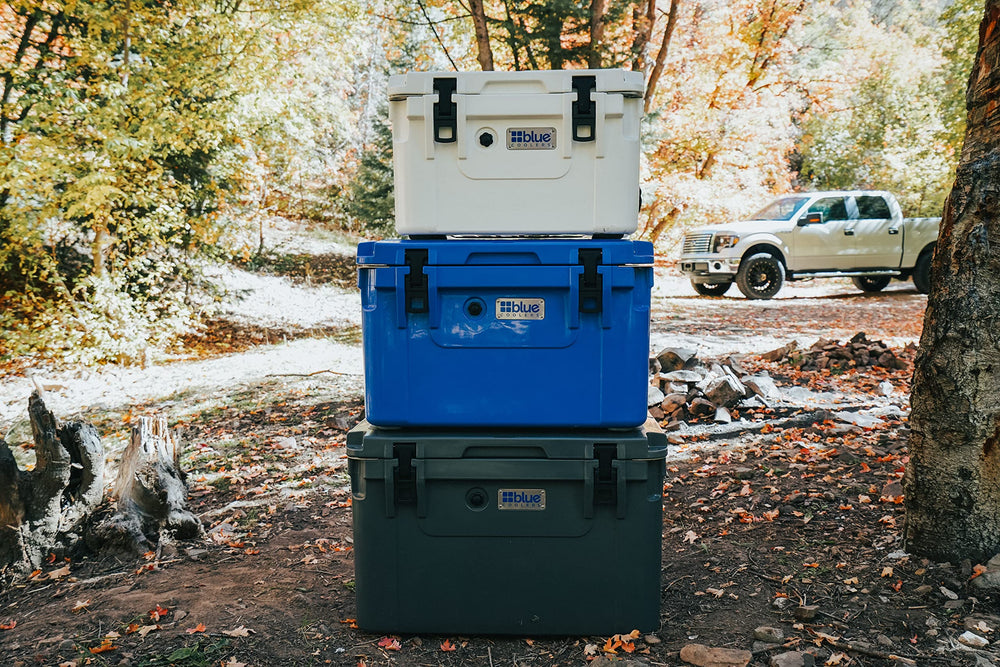 Blue Coolers Ice Vault 60qt rapid-drain-system enables easy ice removal and quick cleanup