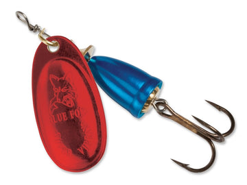 Blue Fox Classic Vibrax 04 Spinner Bleeding Silver/Chrome Blue 3/8 oz