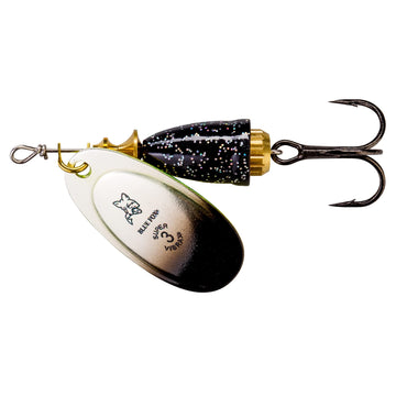 Blue Fox Classic Vibrax 02 Candyback front view enhances lure flash and attraction
