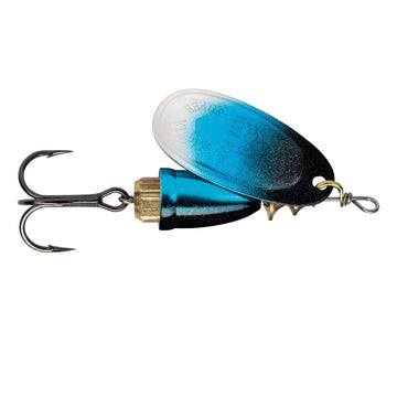 Blue Fox Classic Vibrax 02 Northern Lights 3-16 Blue lure for versatile freshwater casting.