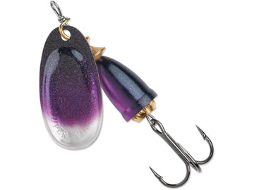 Blue Fox Classic Vibrax 04 Northern Lights lure, UV green Chartreuse, ideal for low-light freshwater fishing.