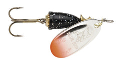 Blue Fox Classic Vibrax Spinner belled body minimizes line twist while delivering vibrations