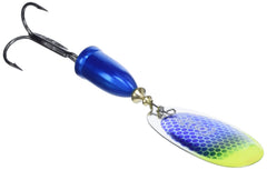 Blue Fox Classic Vibrax UV head detail highlights reflective finish.