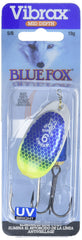 Blue Fox Classic Vibrax UV in action captures spinning motion.